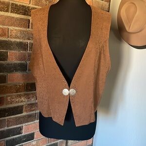 New Frontier Brown Western‎ Vest